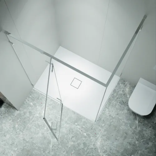 Душевой уголок RGW SV-040 матовое/хром, Цвет стекла: матовое, Цвет профиля: Хром, Выбрать размер: 1000x900, изображение 22