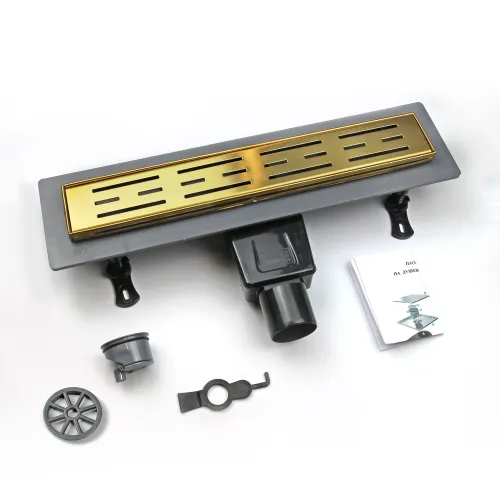 Душевой лоток RGW Drain Leo-30 золото, Выбрать цвет: Золото, Выбрать размер: 40, изображение 64