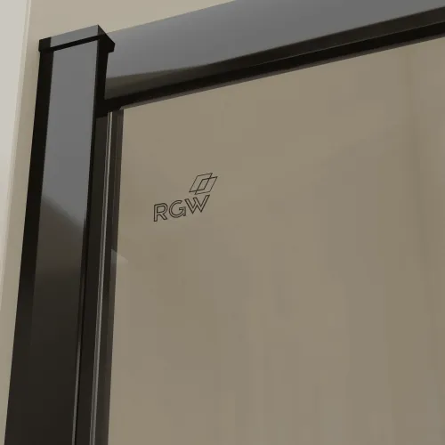 Душевая дверь RGW CL-13B тонированное/черный, Цвет стекла: тонированное, Цвет профиля: Черный, Выбрать размер: 120, изображение 40