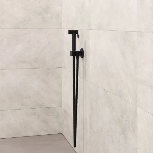 Гигиенический душ со смесителем RGW SP-213B, Выбрать цвет: Черный, изображение 41