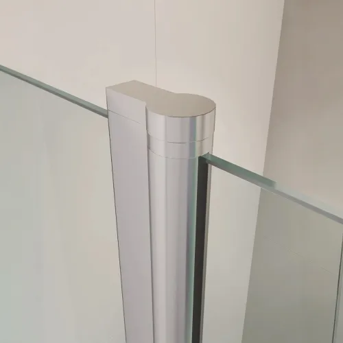 Душевая дверь RGW LE-009 (LE-004 + Z-09), Цвет стекла: прозрачное, Цвет профиля: Хром, Выбрать размер: 130, изображение 5