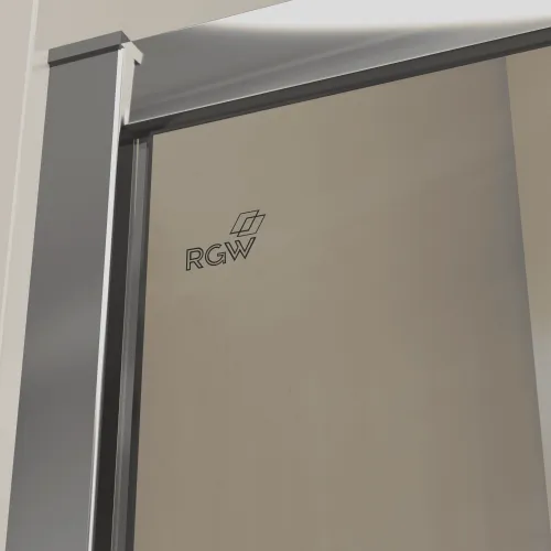 Душевая дверь RGW CL-13 тонированное/хром, Цвет стекла: тонированное, Цвет профиля: Хром, Выбрать размер: 120, изображение 48