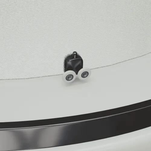 Душевой уголок RGW CL-56B рифленое/черный, Цвет стекла: рифленое, Цвет профиля: Черный, Выбрать размер: 900x900, изображение 42