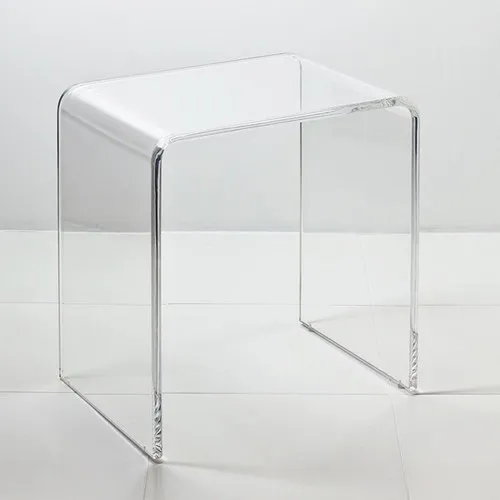 Timo Premium Стул плексиглас для душевой кабины, прозрачный, Выбрать цвет: Прозрачный