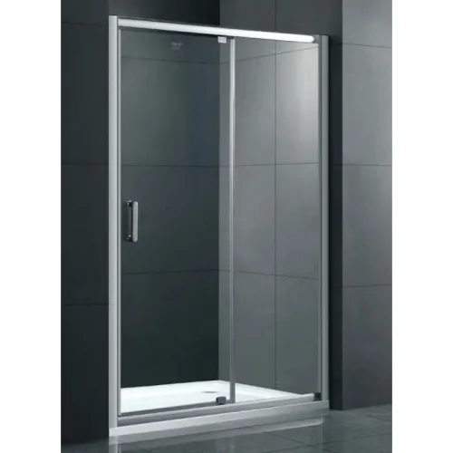 Душевая дверь в нишу распашная Gemy Sunny Bay  100х190 прозрачное стекло, изображение 2