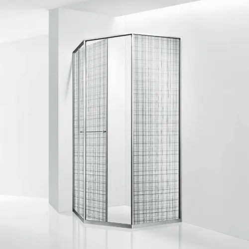 Душевой уголок RGW SV-82 "L/R" хром профиль, Цвет стекла: Черная вуаль, Цвет профиля: Хром, Выбрать размер: 800x800, Ориентация: левый сдвиг, изображение 21