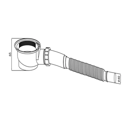 Душевой поддон Black&White  QC-10  100х100, изображение 3