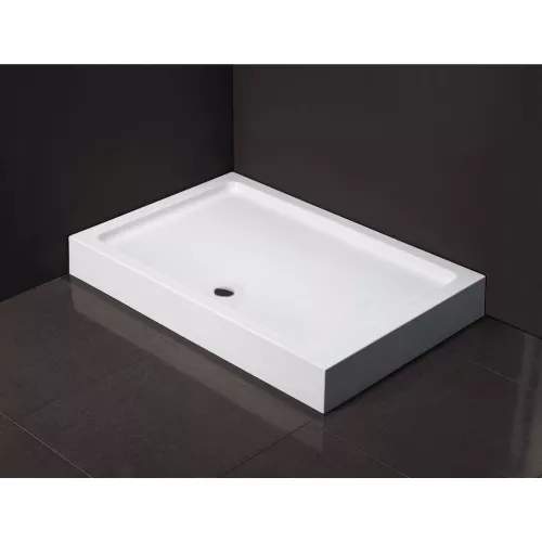 Душевой поддон высокий прямоугольный Black&White RS, Выбрать размер: 100*80, изображение 2