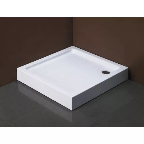 Душевой поддон квадратный Black&White SQ-08H/09H/10H, Выбрать размер: 80х80, изображение 2