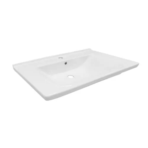 COMFORTY. Тумба-умывальник "Парма-60/80" дуб дымчатый с раковиной Миранда, Выбрать размер: 60, Выбрать цвет: Дуб дымчатый, Комплектация: раковина Миранда 60, изображение 3