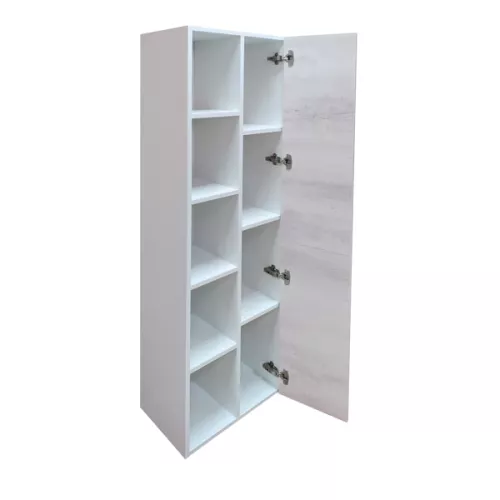 COMFORTY. Шкаф-колонна "Прага-45" дуб белый, изображение 3