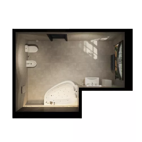 Ванна 1Marka  LOVE 185x135 L/R, Выбрать размер: 185*135, Ориентация: Левая, изображение 7