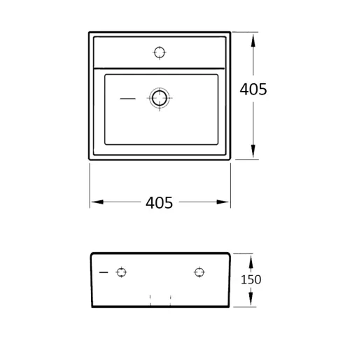 Раковина накладная Delice Nicole, Выбрать размер: 40х40, изображение 3
