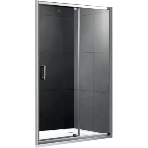 Душевая дверь в нишу распашная Gemy Sunny Bay  140х190 прозрачное стекло