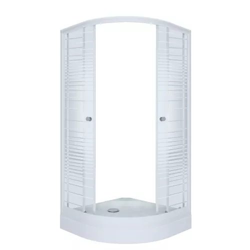 Душевое ограждение Triton ПОЛОСЫ А (низкий поддон), Цвет стекла: полосатое, Тип поддона: Низкий, Выбрать размер: 100х100, изображение 5