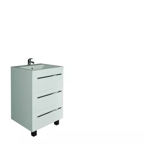 Тумба напольная без  раковины 1Marka Соната 60/75/90, Выбрать размер: 60, изображение 8