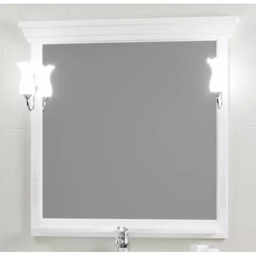 Мебель для ванной: Зеркало OPADIRIS Риспекто-95 белый 1 в магазине Акватория