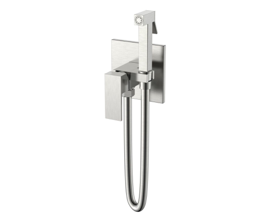 Душевые системы: Душ  гигиенический Boheme Qubic 477-NB Brushed Nickel 1 в магазине Акватория