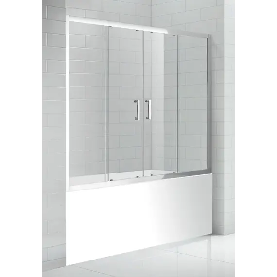 Раздвижная шторка на ванну Gemy New Rockcoco 160х140