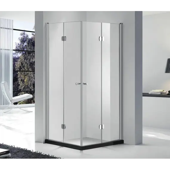 Душевая дверь складная Gemy Dutch Windmill 100 см прозрачное стекло