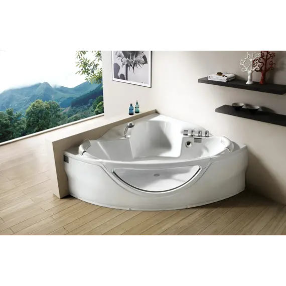 Акриловая гидромассажная ванна  Gemy G9025  155*155
