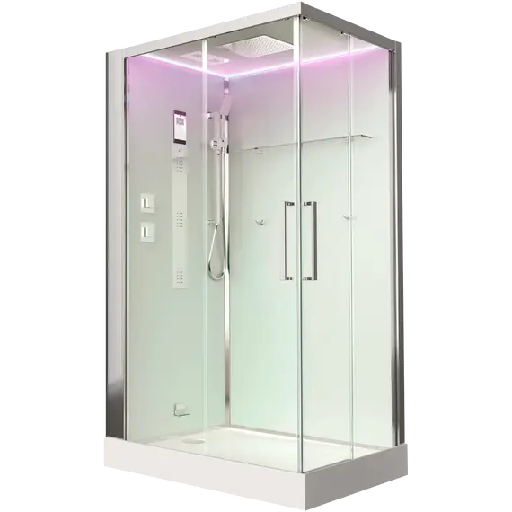 Душевая кабина прямоуг. Timo PREMIUM HELKA H-515 L/R, 120х90, Г/М, баня, электрика , хромотерапия