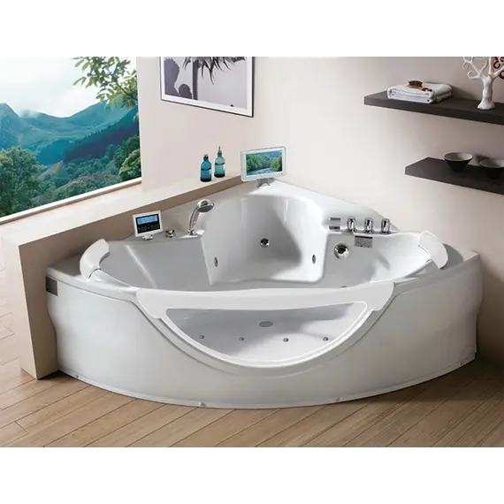 Акриловая гидромассажная ванна  Gemy G9025  155*155