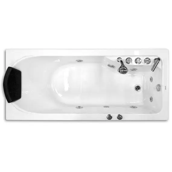 Акриловая гидромассажная ванна Gemy G9006-1.7 B