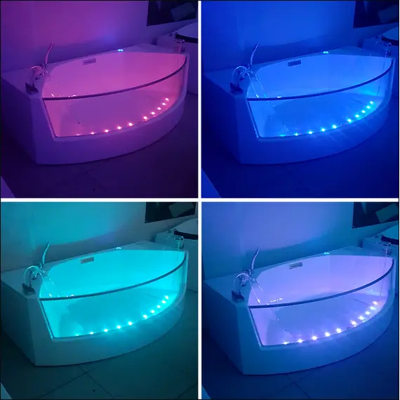 Акриловая гидромассажная ванна Gemy G9079  200*105