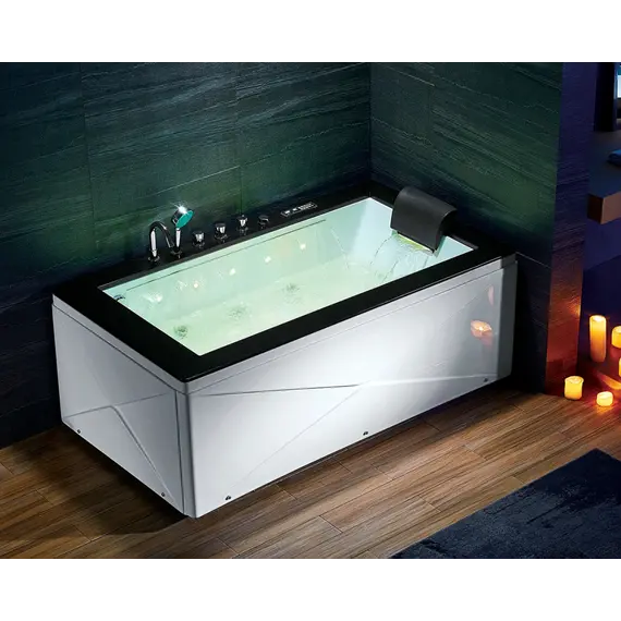 Акриловая гидромассажная ванна Gemy G9258  180*100