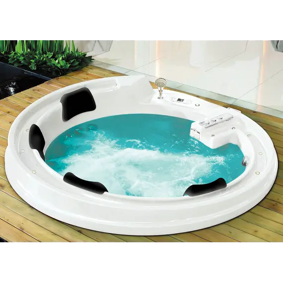 Акриловая гидромассажная ванна Gemy G9090  190*190