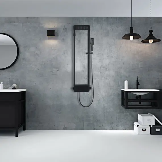 Душевая панель Black&White W1020 черная