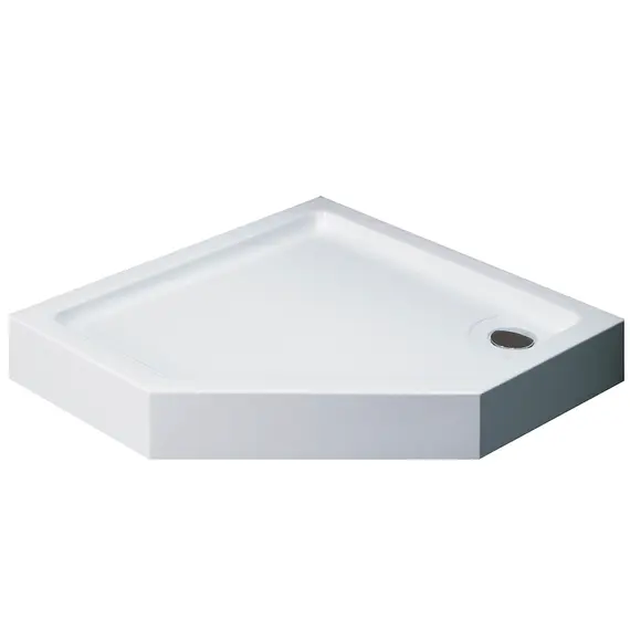 Поддон для душа трапеция Black&White P-09H/10H