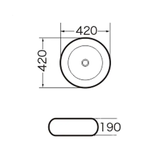 Раковина GR-3010 (420*420*190)