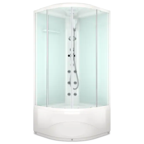 Душевая кабина DOMANI-Spa Delight High высокий поддон 90х90 см
