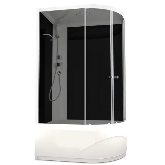 Душевая кабина DOMANI-Spa Delight 128 высокий поддон тонированное стекло 120х80 см