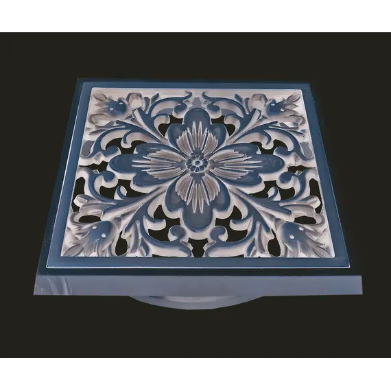 Насадка с рамкой и дизайн-решеткой Цветок  Bronze De Luxe