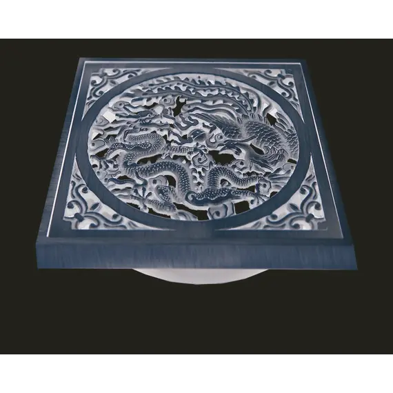 Насадка с рамкой и дизайн-решеткой Дракон Bronze De Luxe