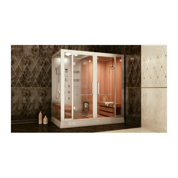 Кабина с финской сауной FRANK серия 900, с печкой Harvia, левая/правая