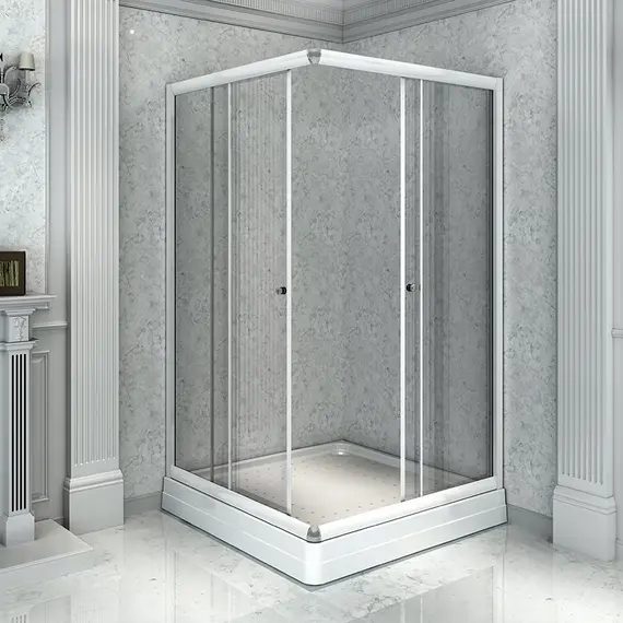 Душевой угол  Radomir ДРИМ с поддоном , прозрачное стекло