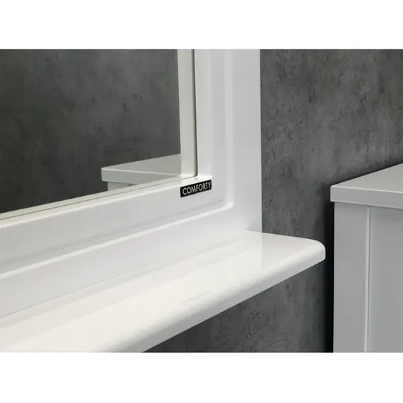 COMFORTY. Зеркало "Павия-100" белый глянец