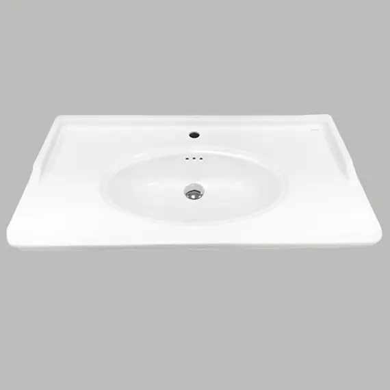 COMFORTY. Тумба-умывальник "Феррара-80 белый глянец с раковиной COMFORTY