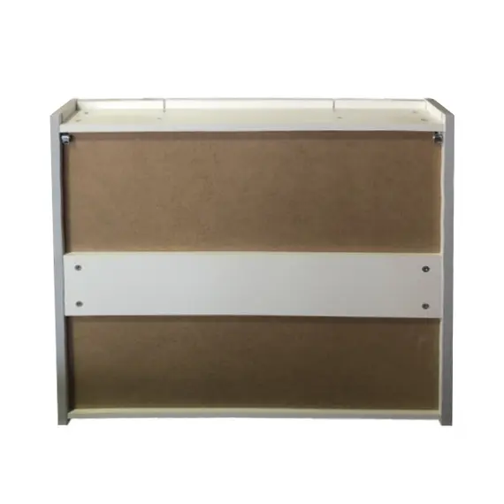 Зеркало-шкаф "Сорренто-90" светло-серый