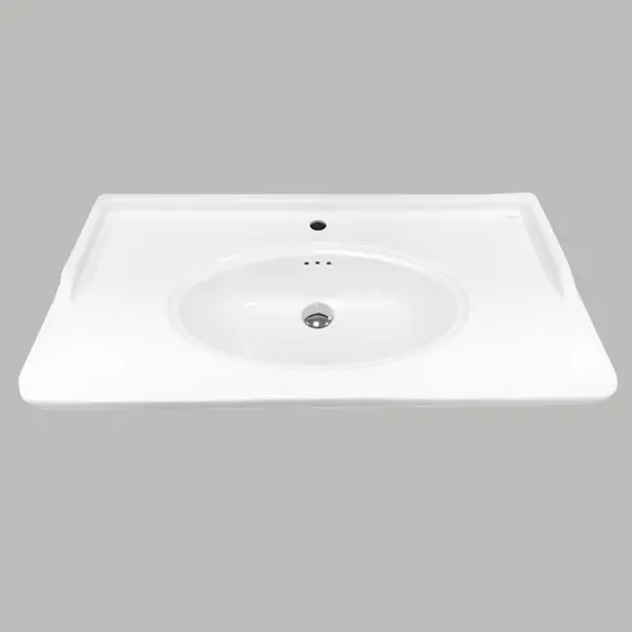 COMFORTY. Тумба-умывальник "Феррара-100" белый глянец с раковиной COMFORTY