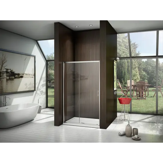 Душевая дверь раздвижная Good Door LATTE WTW