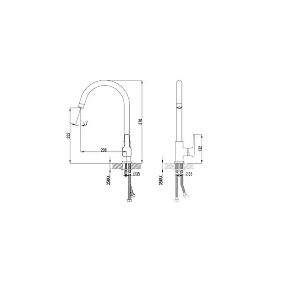 Смеситель Lemark Basis LM3605C для кухни