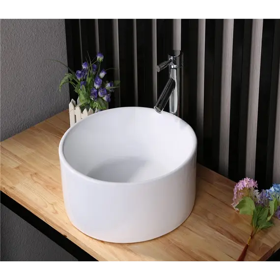 Раковина накладная круглая CeramaLux  9011