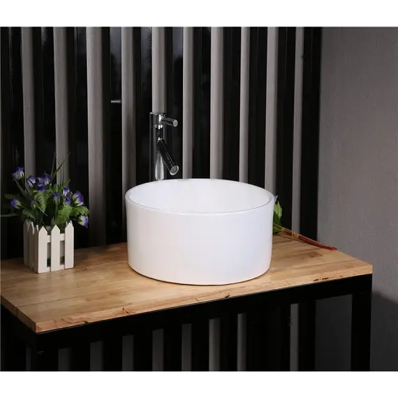 Раковина накладная круглая CeramaLux  9011