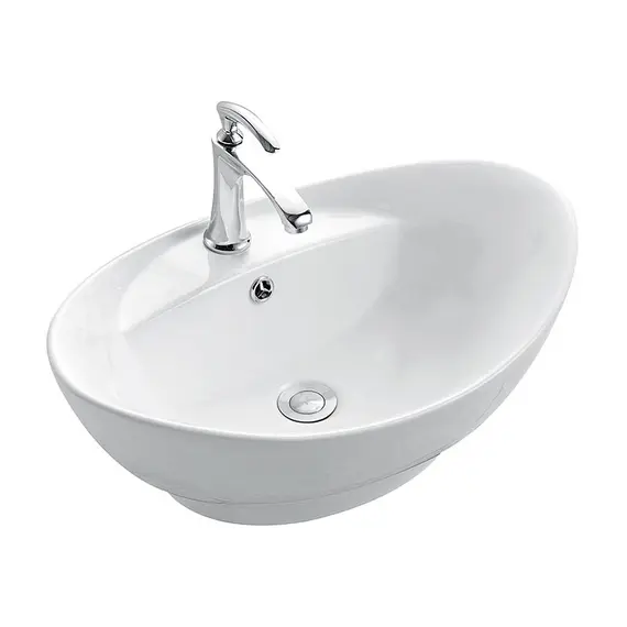 Раковина накладная овальная CeramaLux серия N 9018