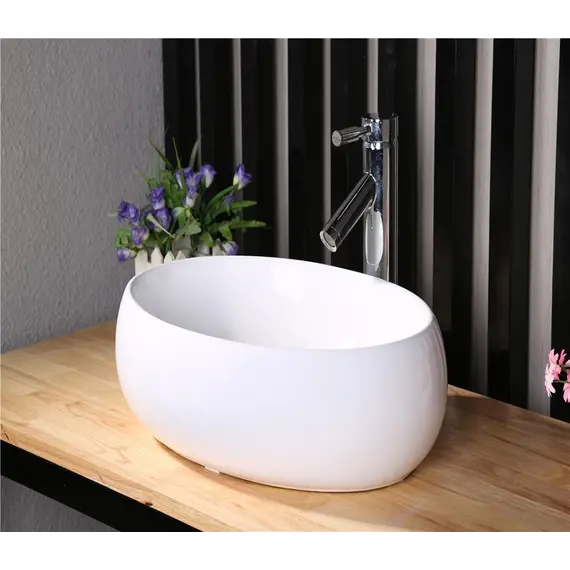 Раковина накладная овальная CeramaLux  9030